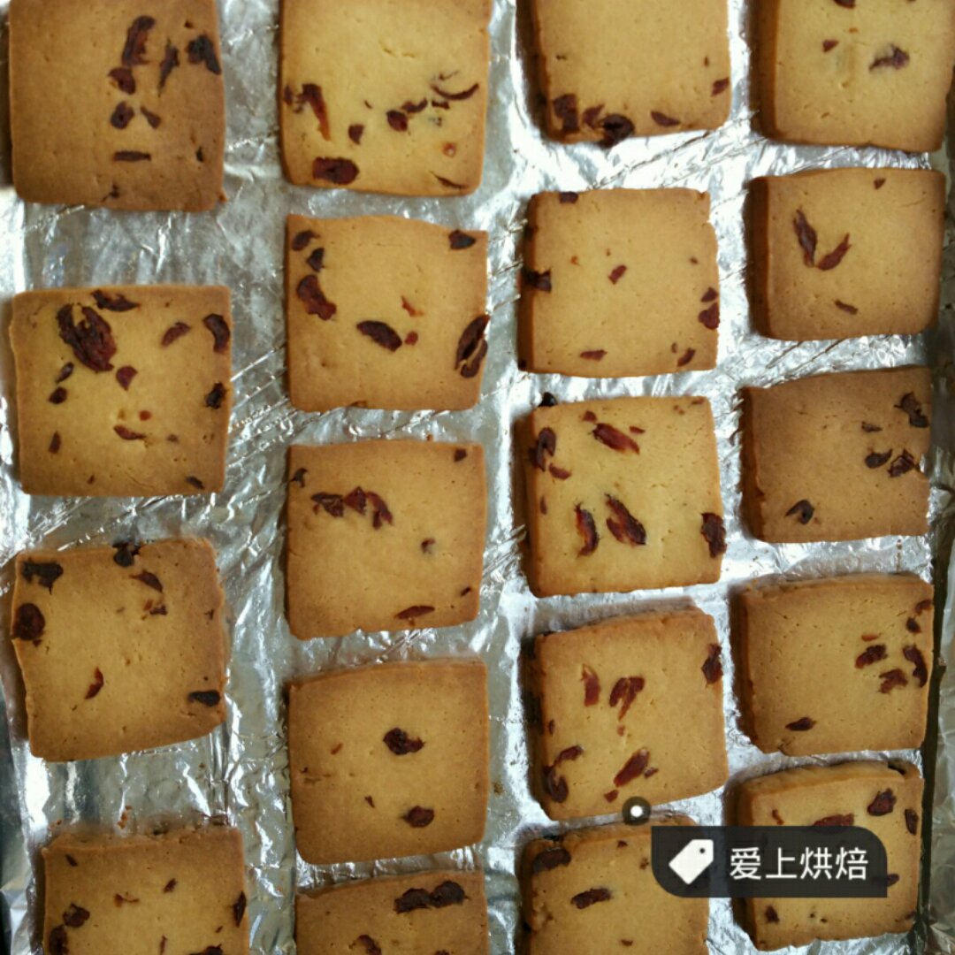 《Tinrry+》蔓越莓曲奇（超简单曲奇配方）