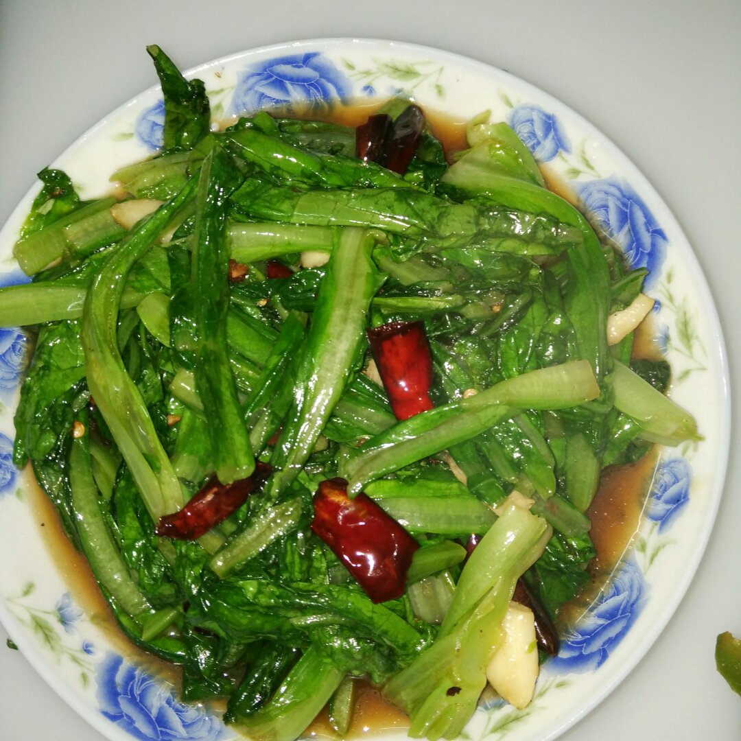 家常菜 炒青菜 温眸做的炒青菜 温眸                         做过