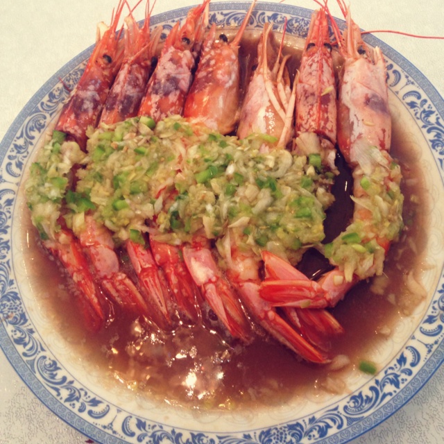 蒜蓉烤阿根廷红虾