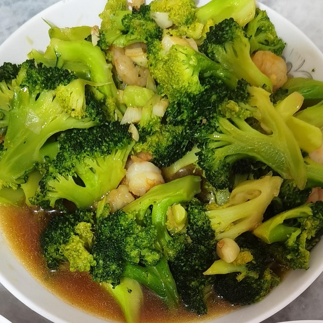 西蓝花虾仁