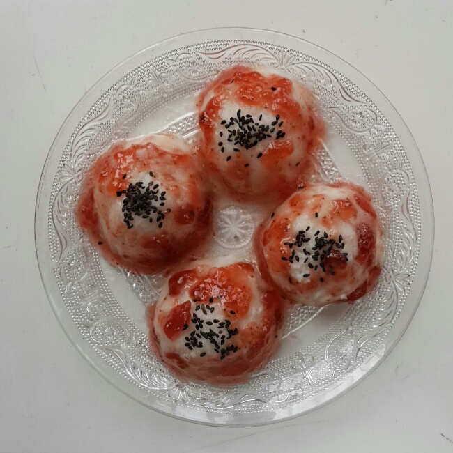 草莓山药泥