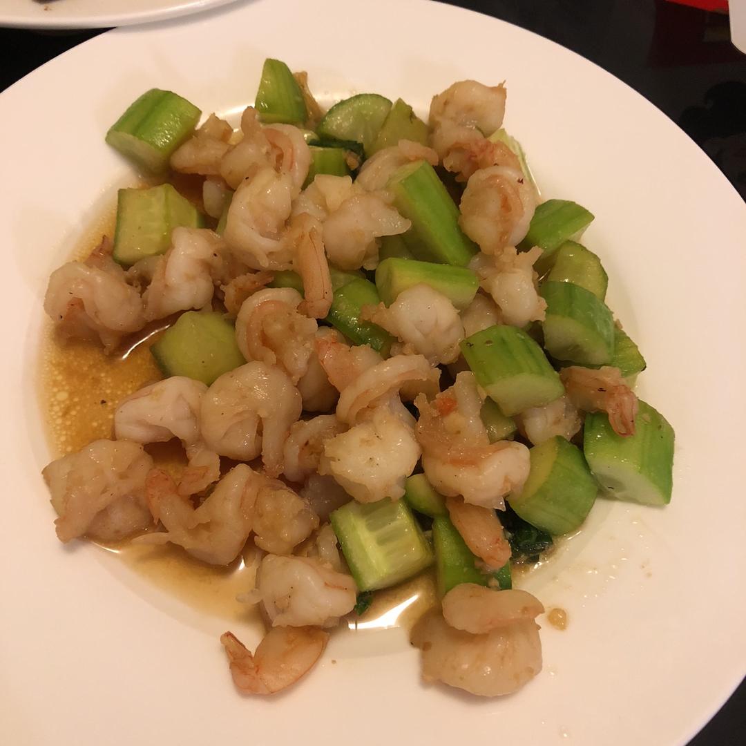虾仁炒青瓜