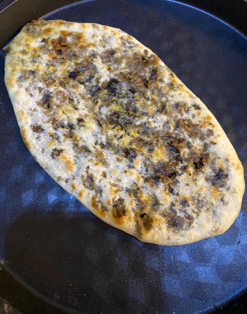 干香薄脆的梅干菜饼