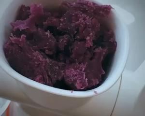 网红美食【仙豆糕】之紫薯&红豆馅的做法 步骤2