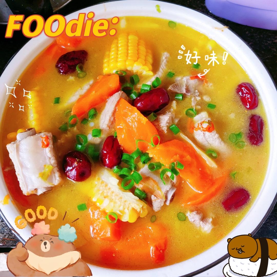 连吃三碗的玉米山药排骨汤