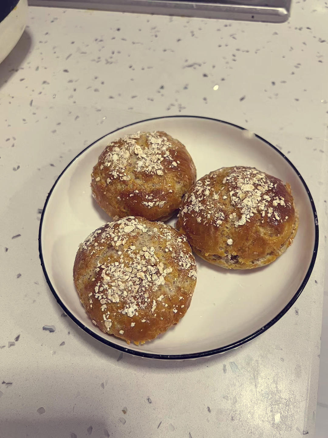 减脂燕麦汉堡胚（不用模具）
