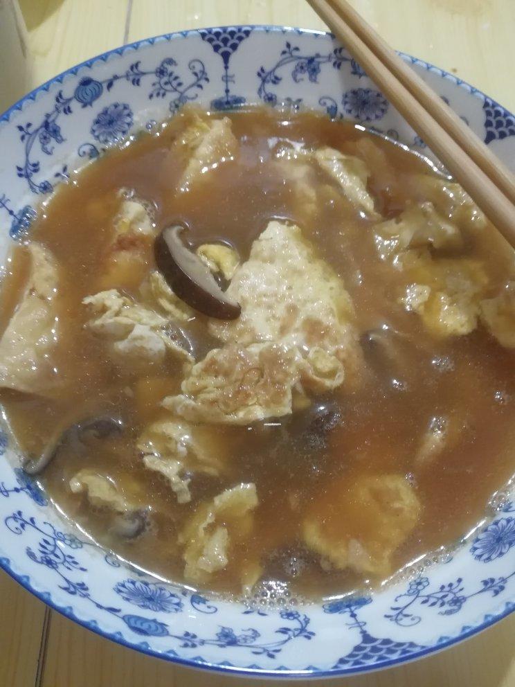 香菇虾仁豆腐汤