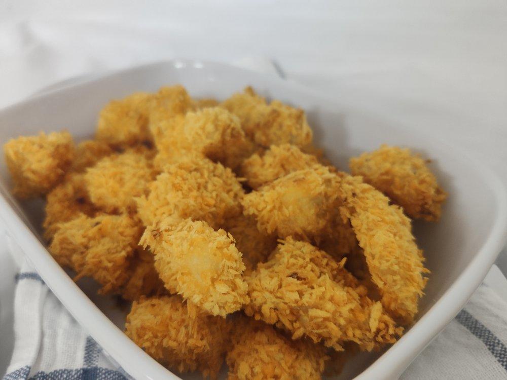 烤箱版鸡米花 | 无需油炸 蒜香味十足