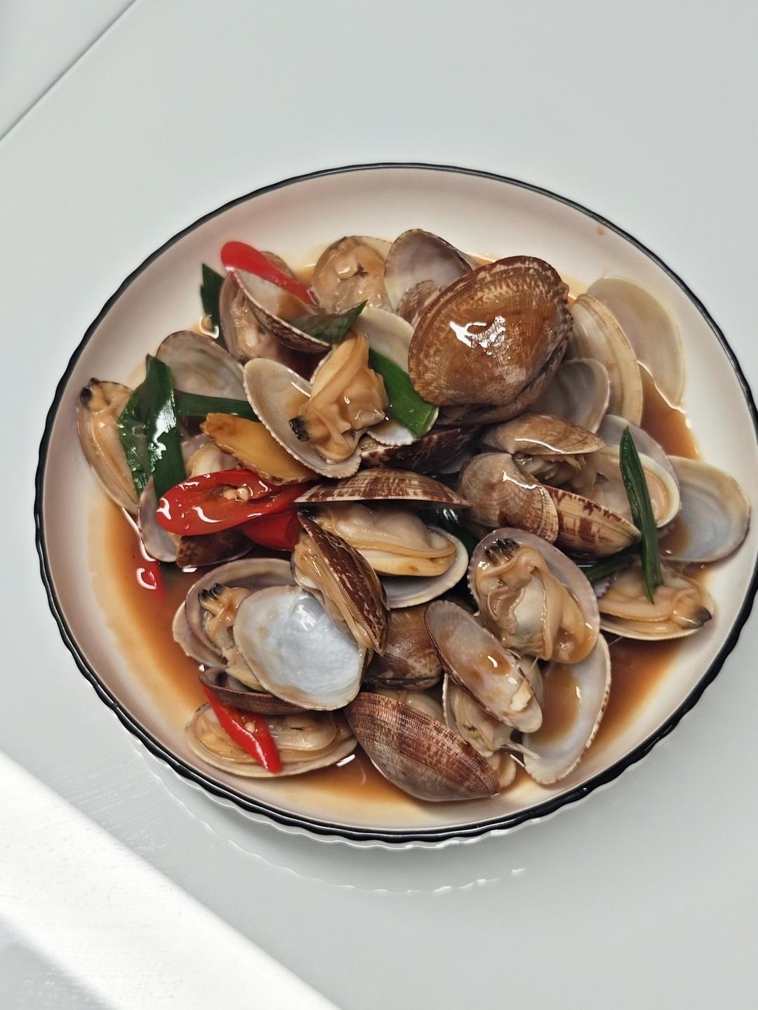 5分钟快手菜❗️秒杀路边摊爆炒花甲～好吃到爆