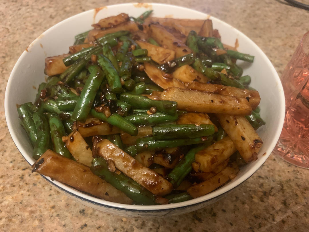 干煸豆角土豆