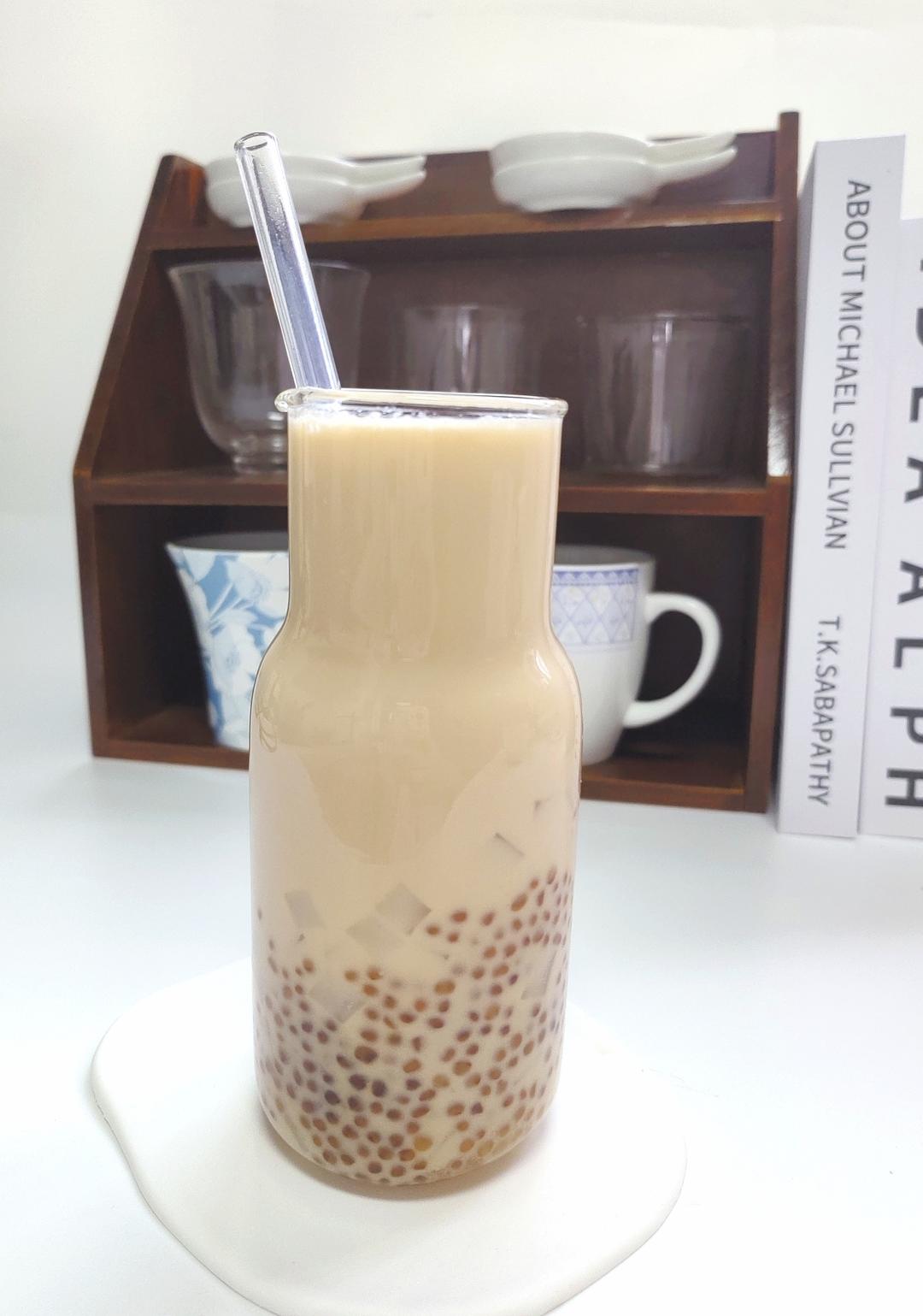 超丝滑的奶茶，双拼料更过瘾。的做法