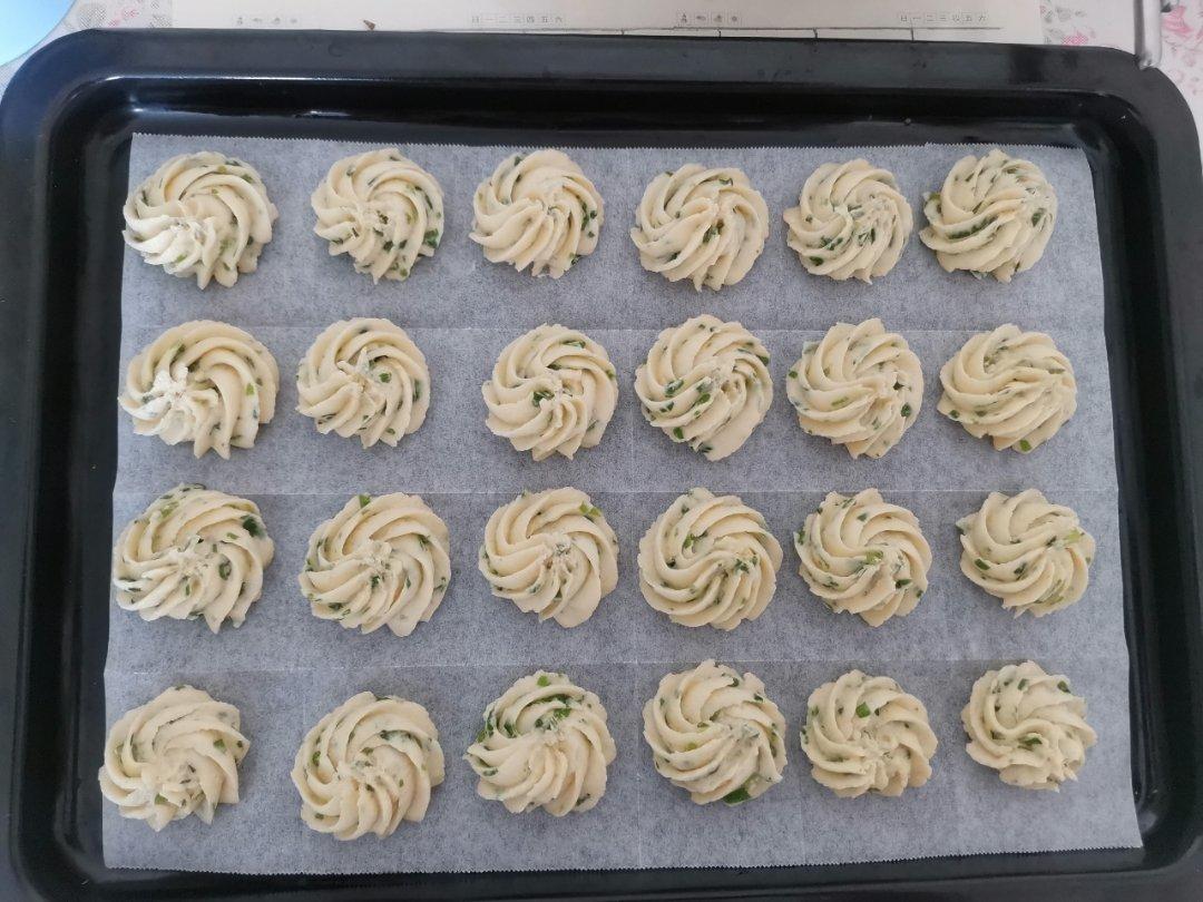 葱香曲奇——酥脆的咸味饼干