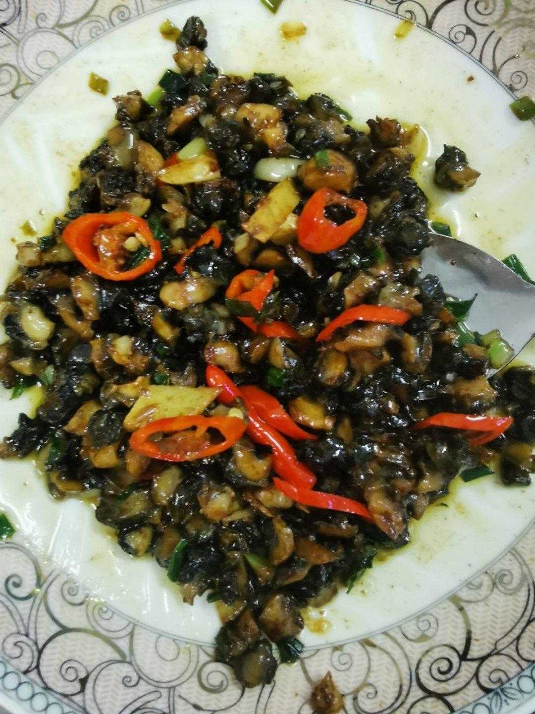爆炒螺丝肉