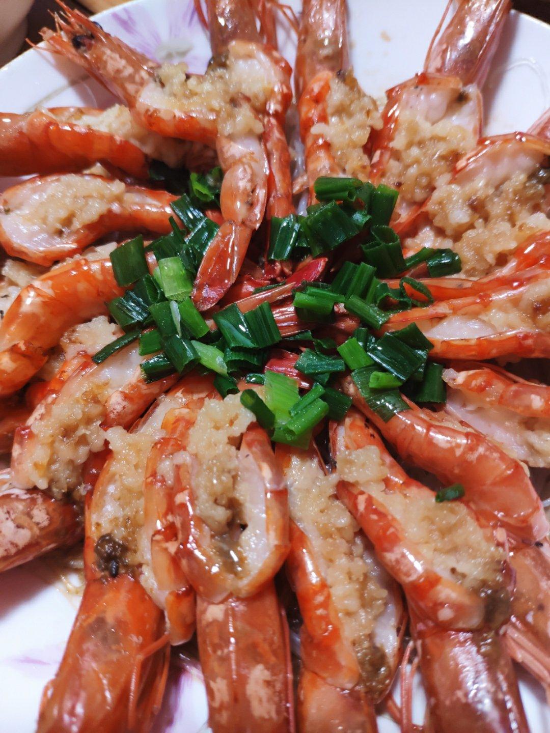 蒜蓉粉丝蒸虾