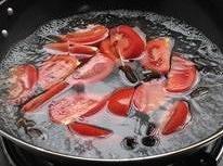 番茄猪肝汤的做法 步骤7