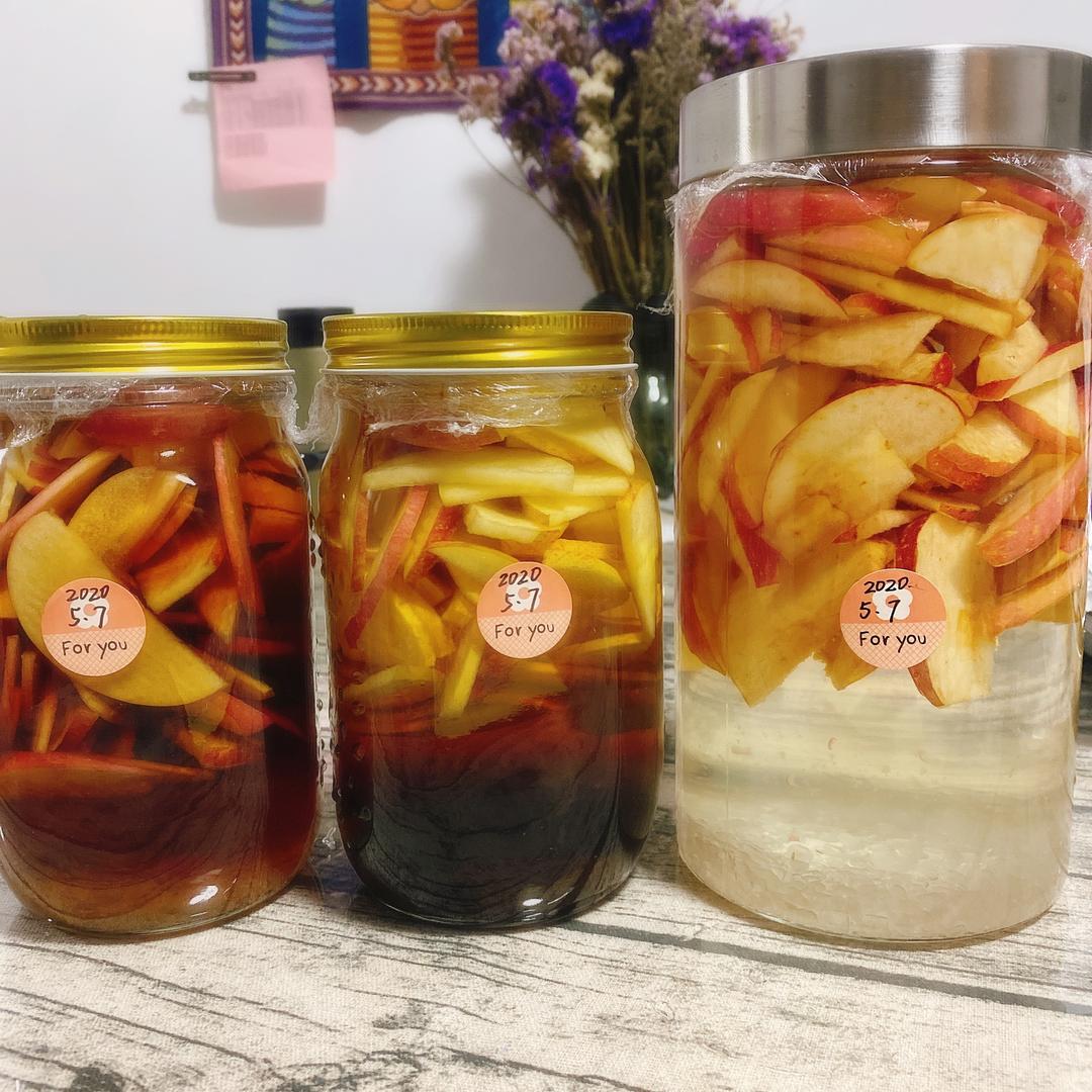 苹果醋<冰糖/赤砂糖对照组>的做法