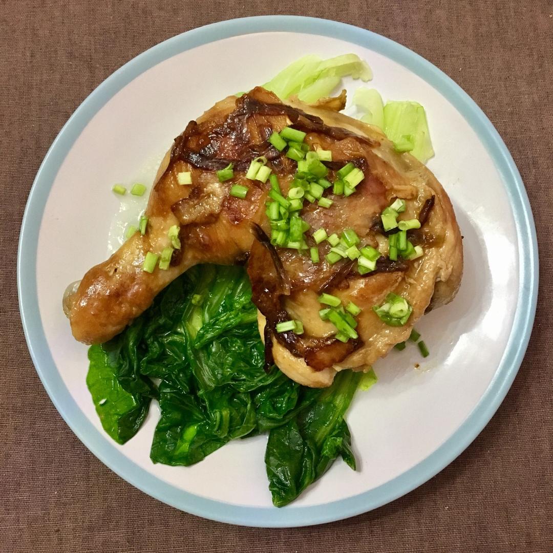 电饭锅简易版：盐焗手撕鸡