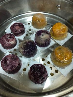水晶紫薯糕的做法 步骤7