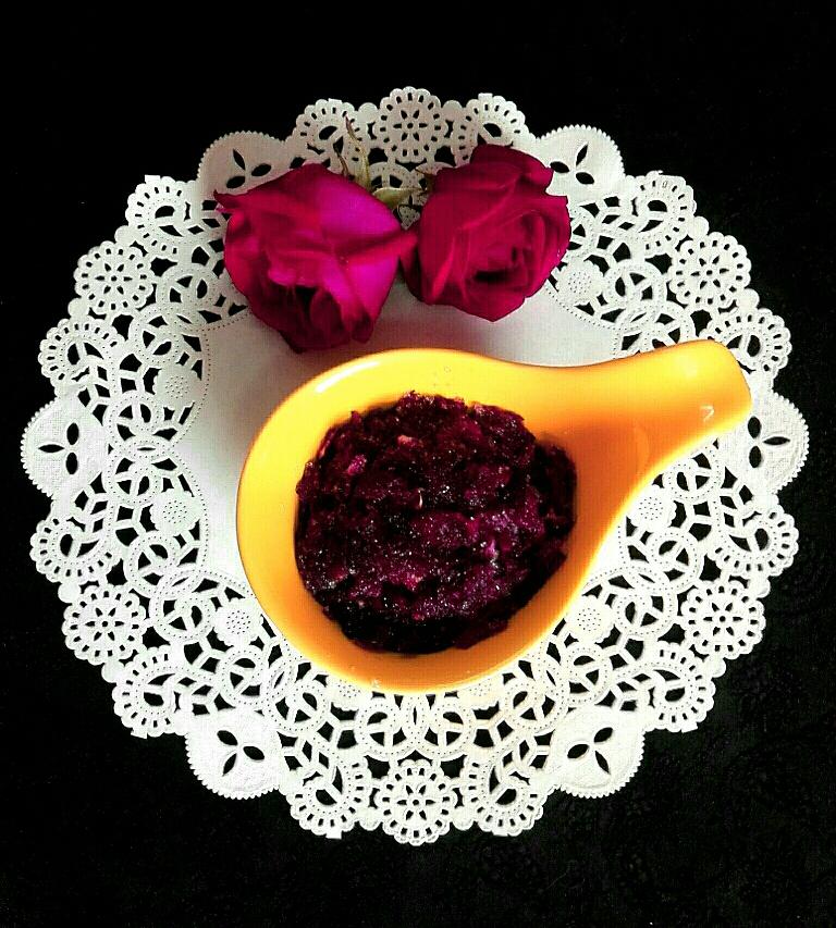 鲜玫瑰花酱的做法