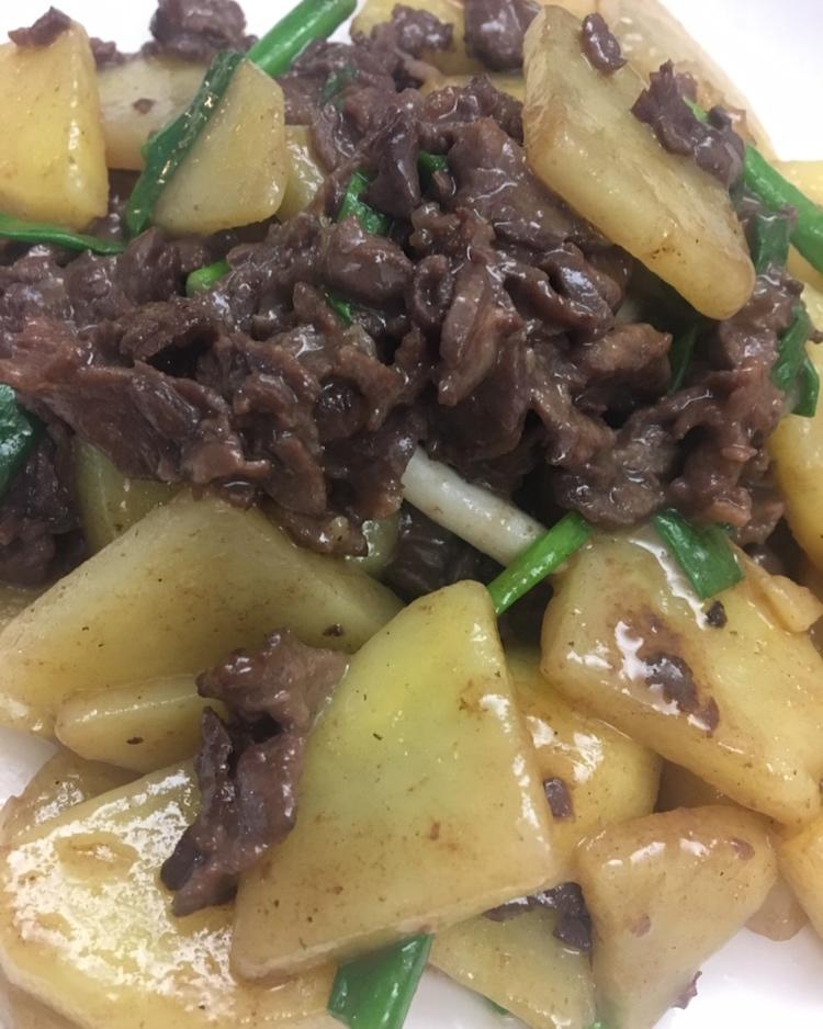 土豆炒牛肉