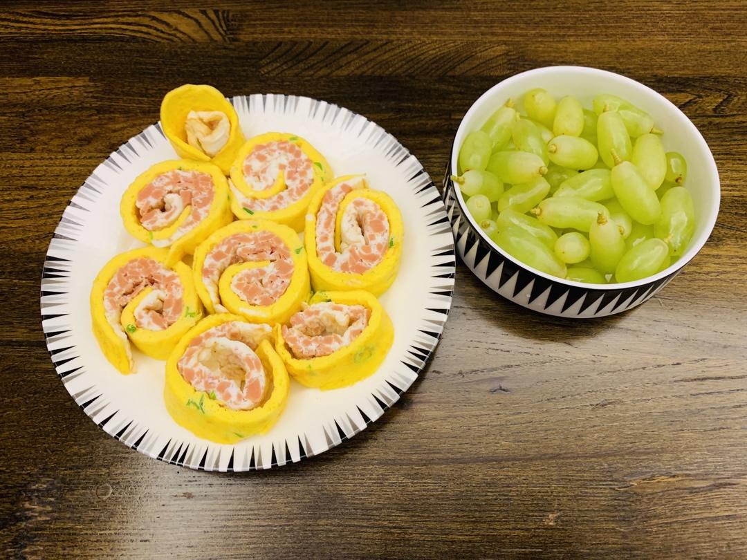 高颜值早餐鸡蛋卷❗️❗️双色鸡蛋卷