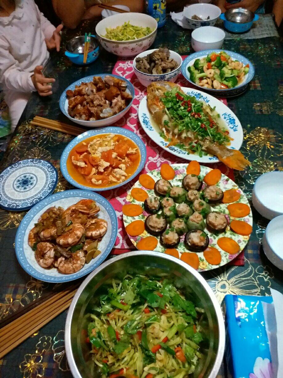 国庆节家宴