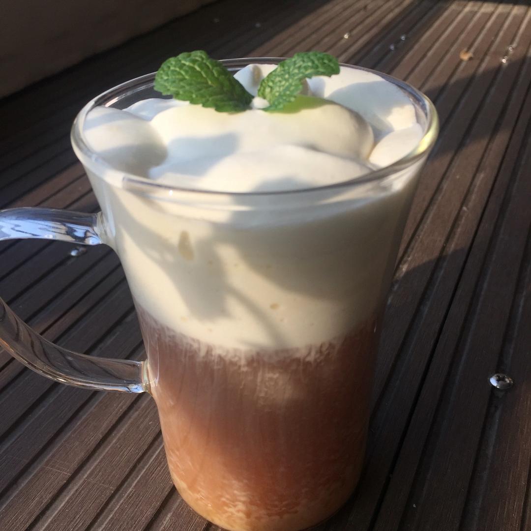 海盐芝士奶盖茶#喜茶版