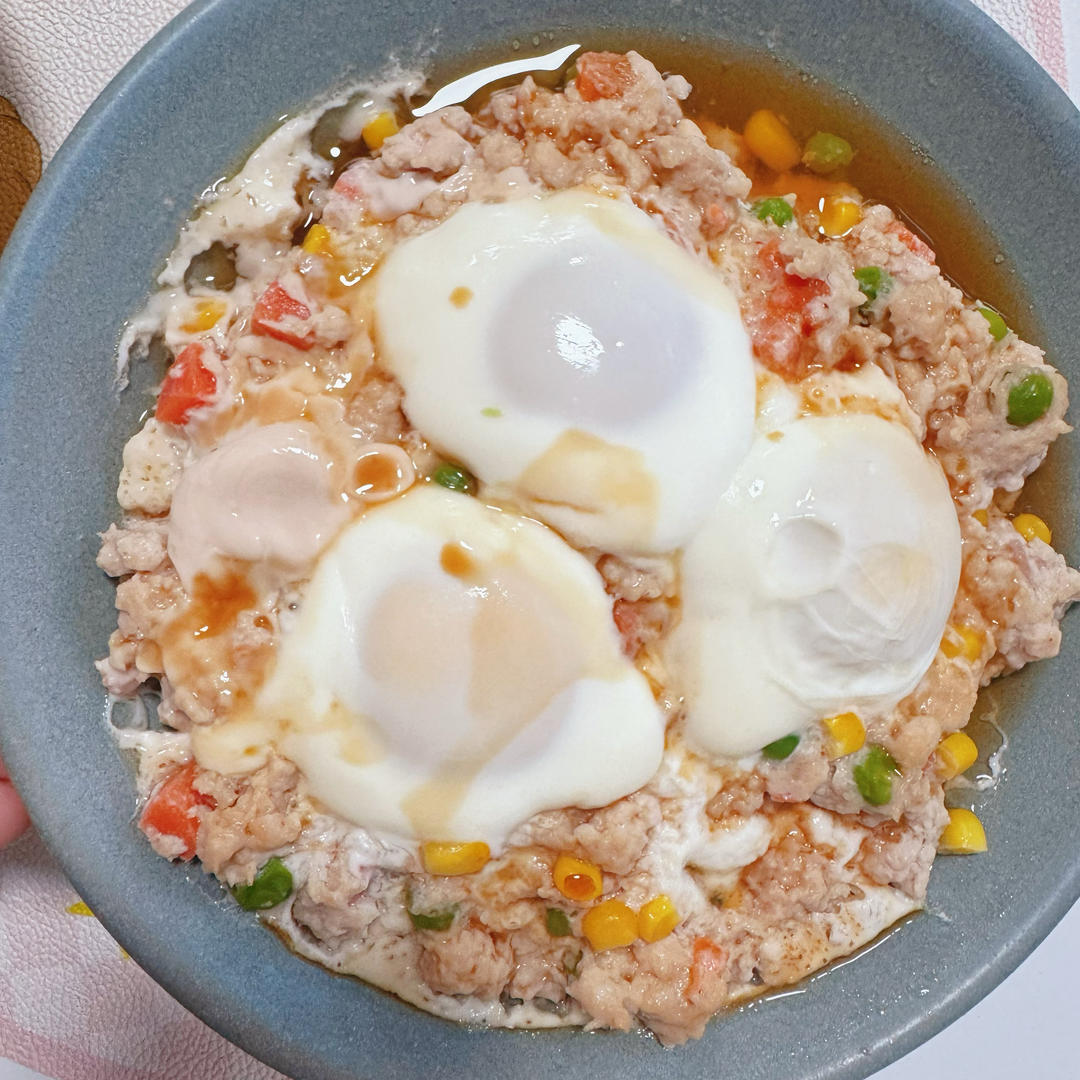 三餐皆宜的肉末蒸蛋
