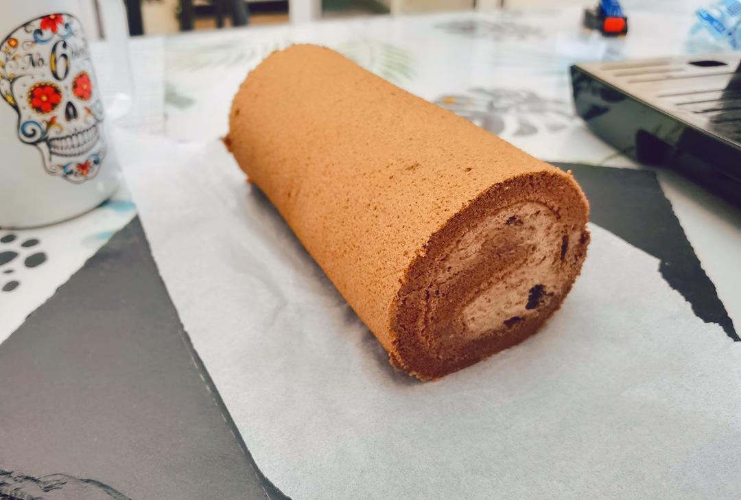 摩卡奥利奥咸奶油蛋糕卷