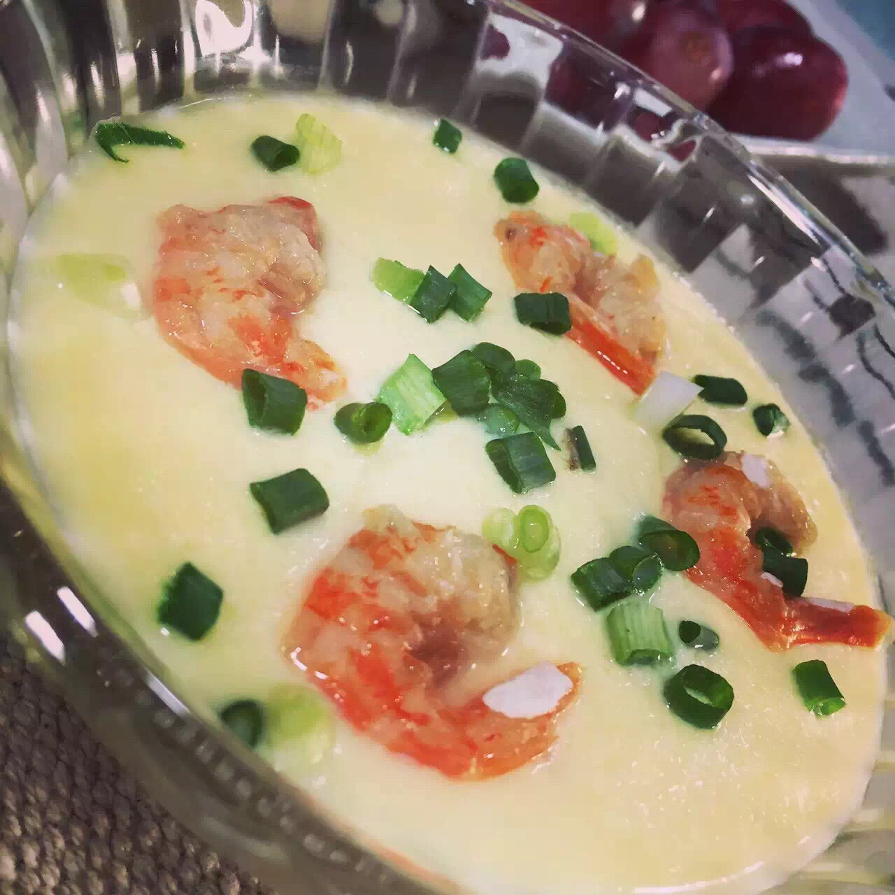 虾仁蒸蛋