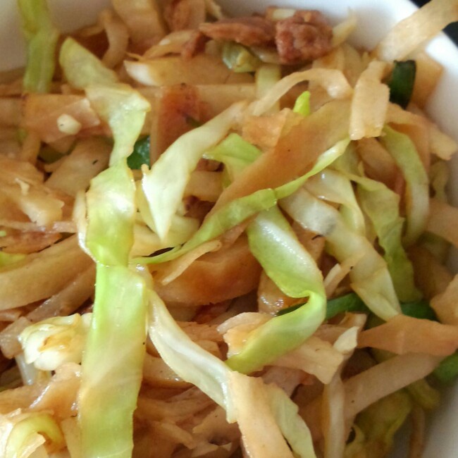 肉丝炒饼