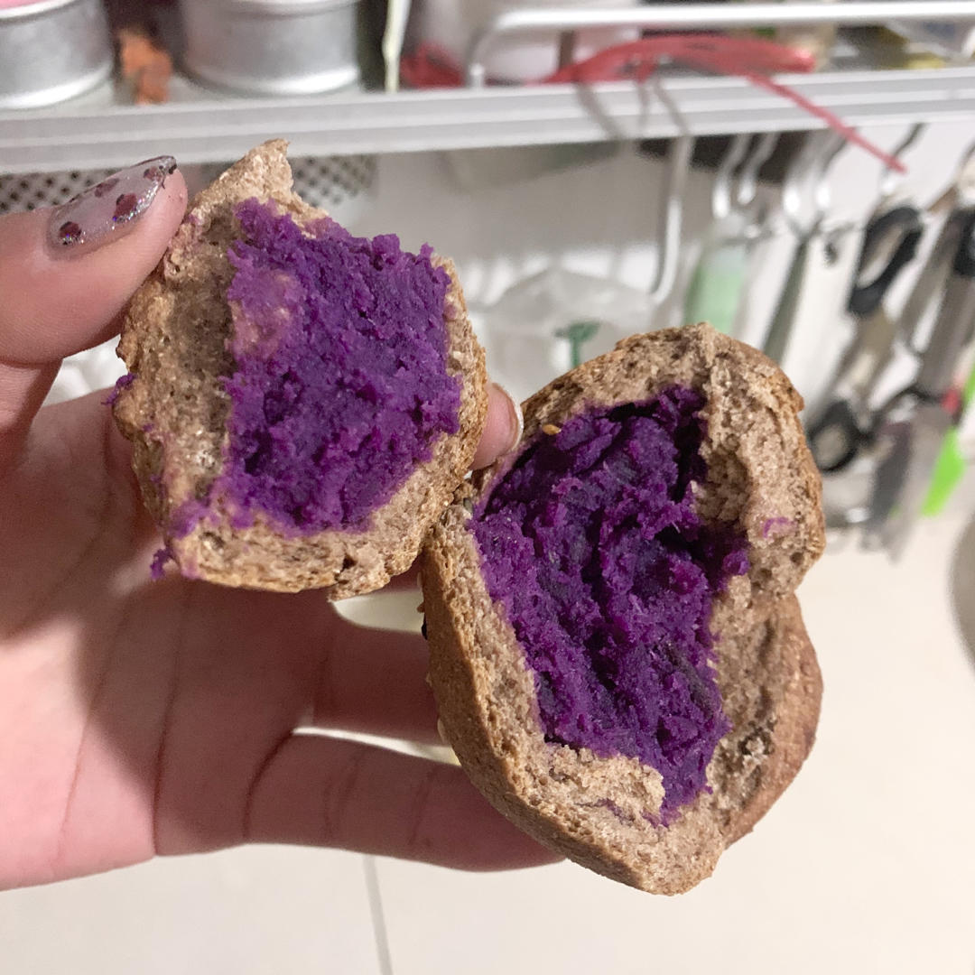 紫薯全麦欧包