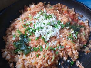 番茄土豆焖饭(平底锅版)的做法 步骤6