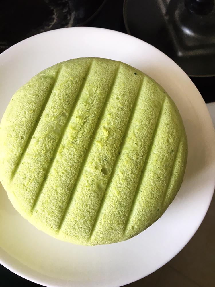 健康少油的菠菜蒸蛋糕