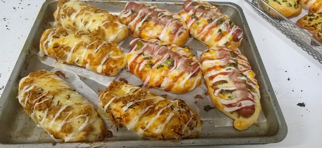 万能面包面团，一个面团解锁4款咸味面包