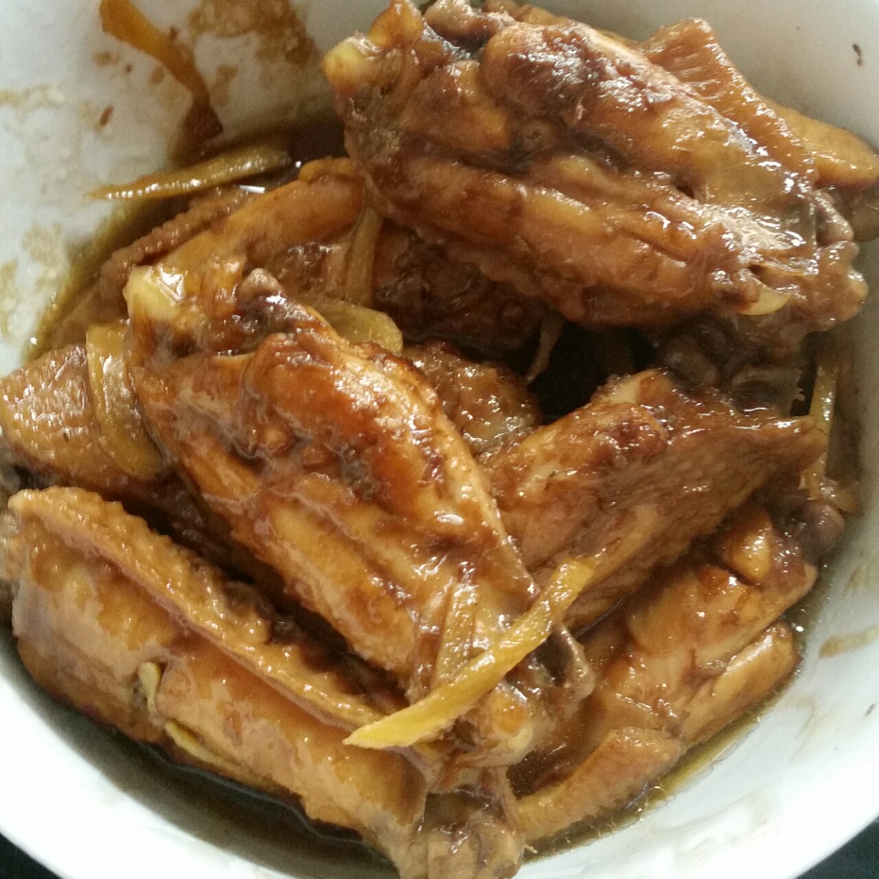 可乐鸡翅（无油加姜版）