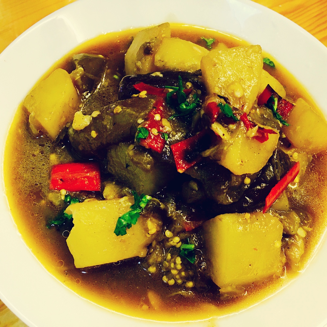 土豆炖茄子