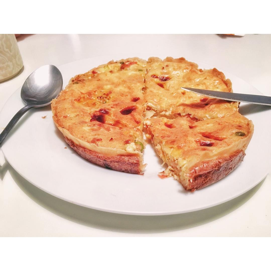 酥皮法式咸挞（quiche）