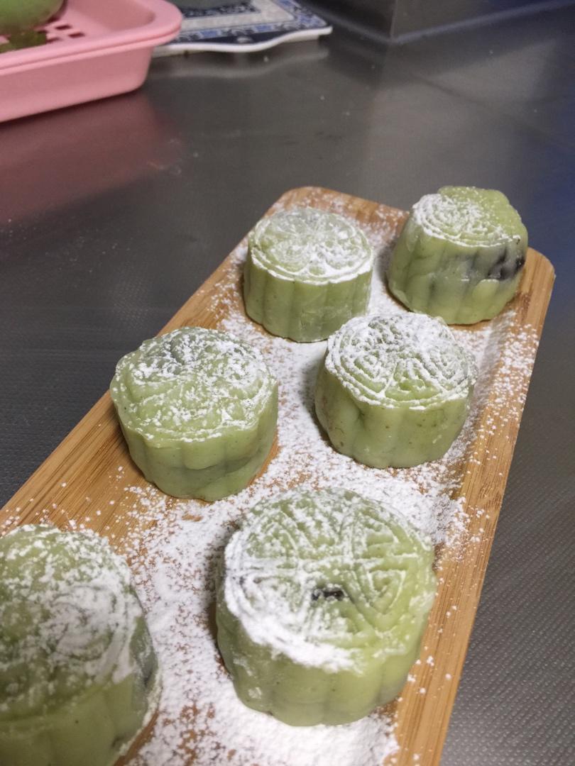 中秋｜清新的抹茶冰皮月饼🌿抹茶控必备‼️