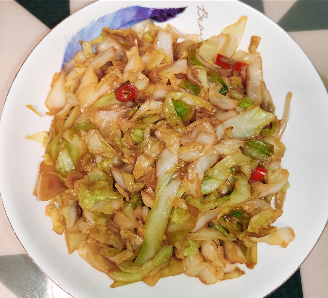 家常高丽菜（炒包菜）