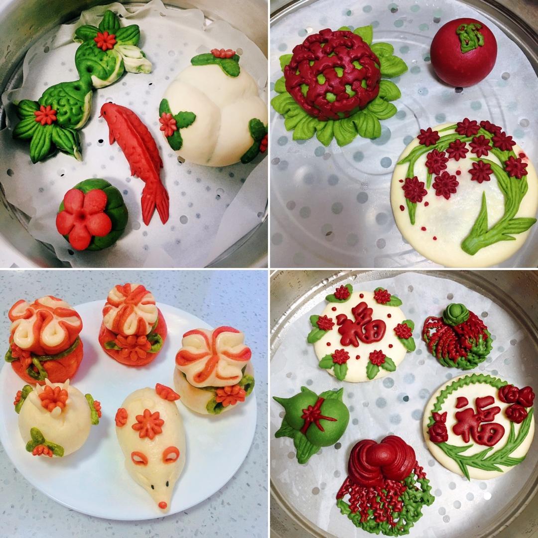 可爱到炸裂的草莓刀切馒头🍓