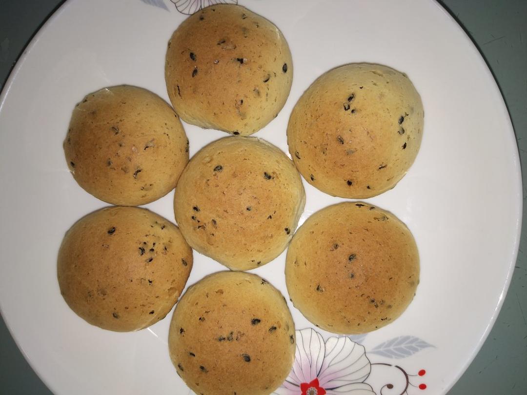 黑芝麻麻薯面包