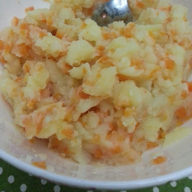 青椒胡萝卜土豆泥