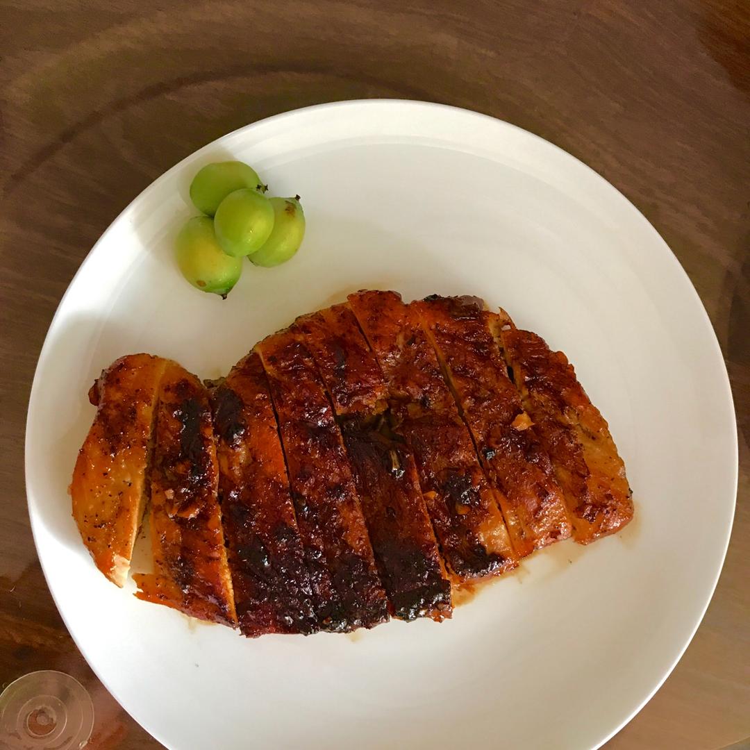 酷炫屌炸天好吃的煎鸡胸肉（香蒜蜂蜜煎鸡胸肉）