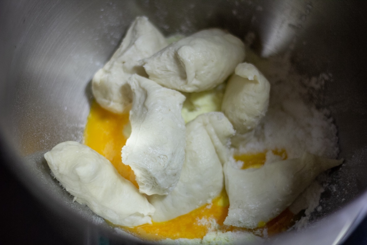 奶香芋泥松松小吐司🍞料多多💗层层手撕的做法 步骤4