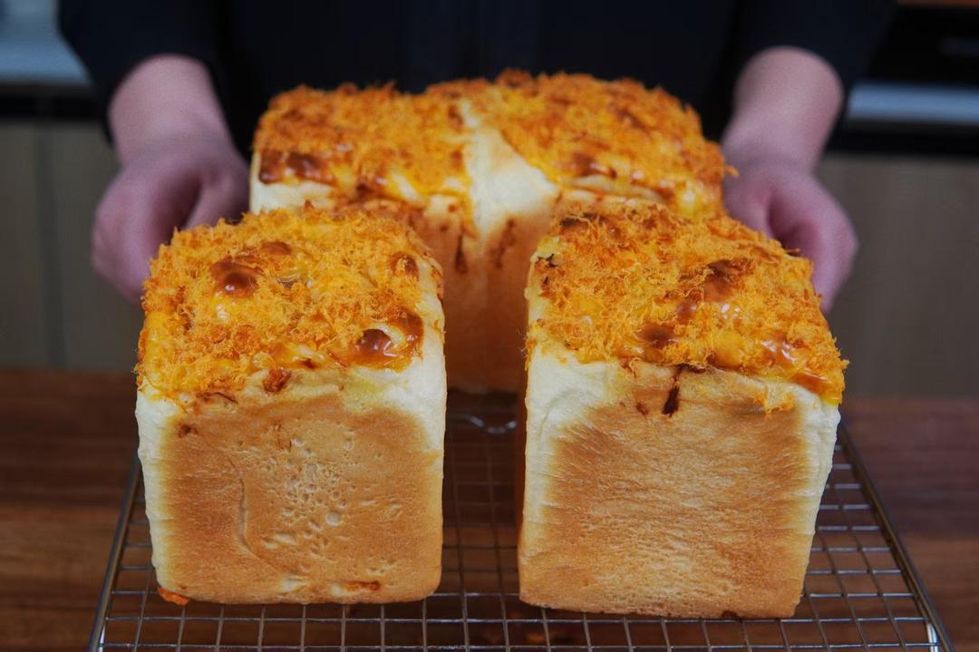 网红店同款猪肉脯吐司，其实做法非常简单