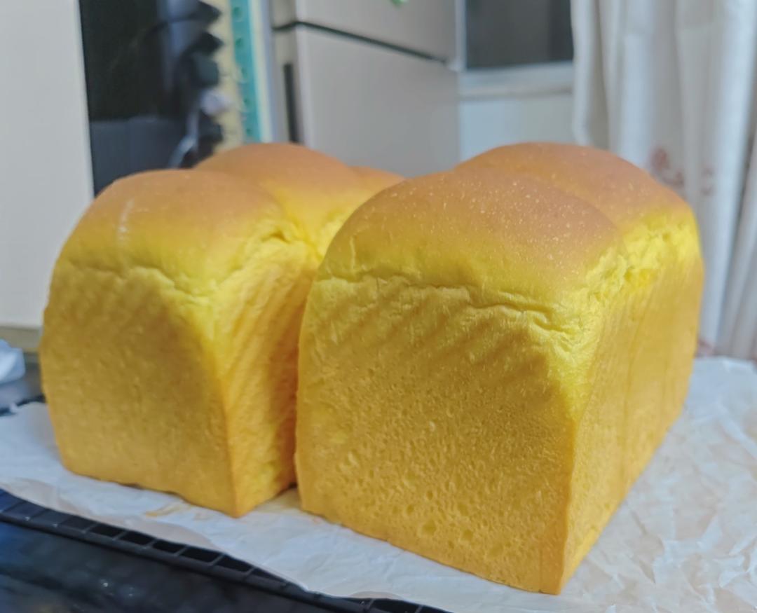 南瓜吐司~天然酵母(或波兰种)