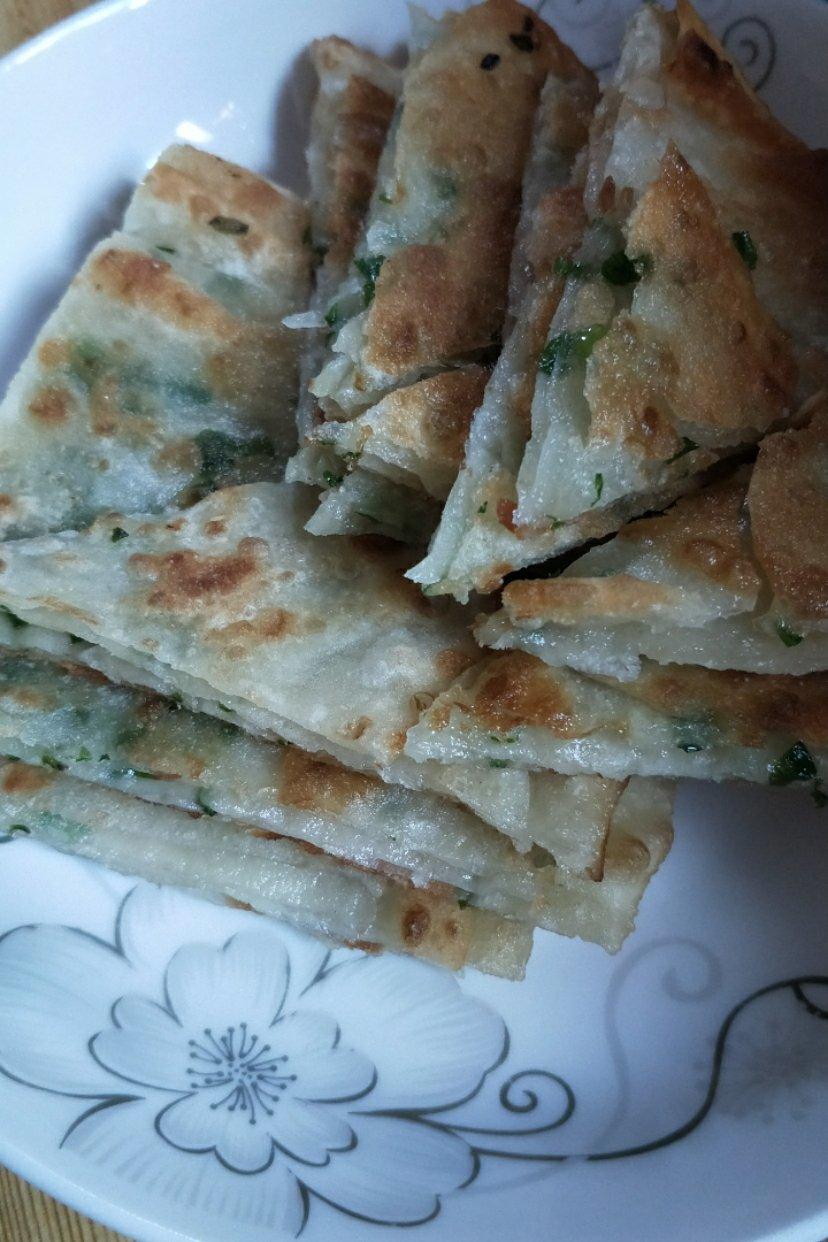 饺子皮葱油饼
