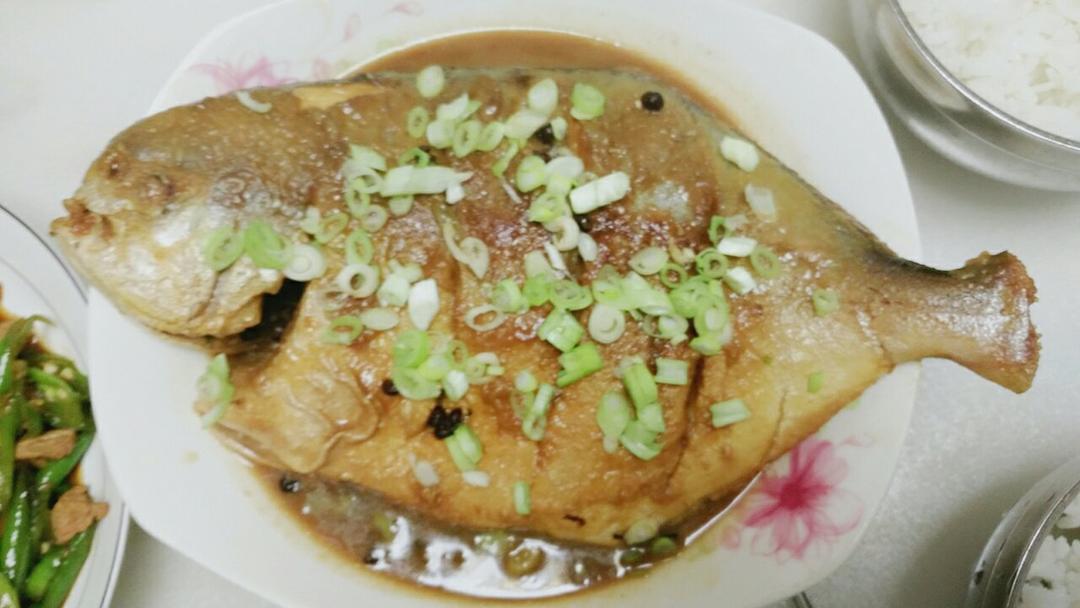 家常红烧鲳鱼
