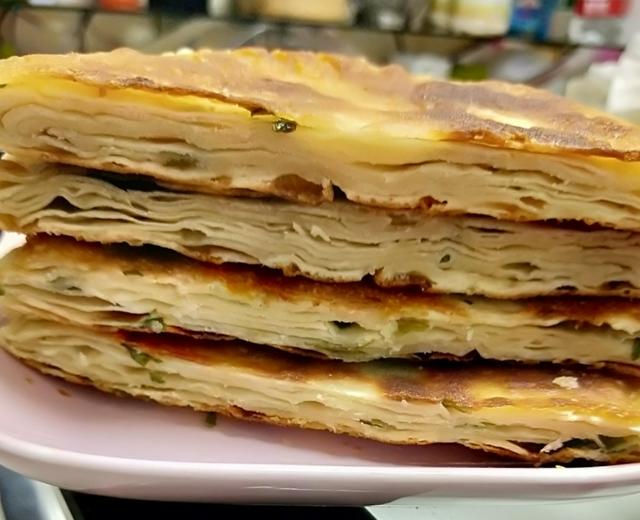 烫面葱油千层饼的做法